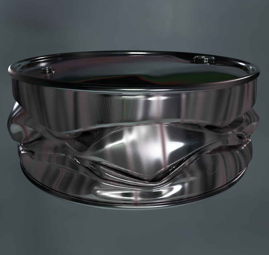 55 gallon drum crush animation preview image 1